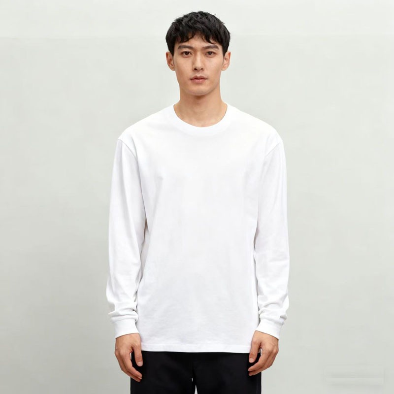 Undershirt Crew Neck - Herenshirt van zwaar Amerikaans katoen, met