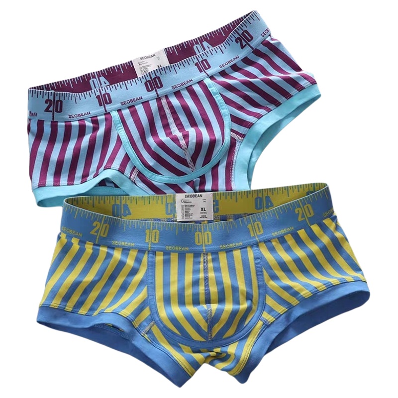 Nieuwe gestreepte boxershorts  - Trunk Breathable Men recensie en prijs