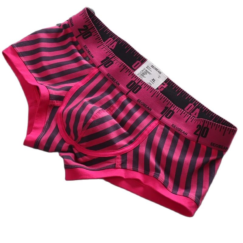 Nieuwe gestreepte boxershorts  - Trunk Breathable Men recensie en prijs