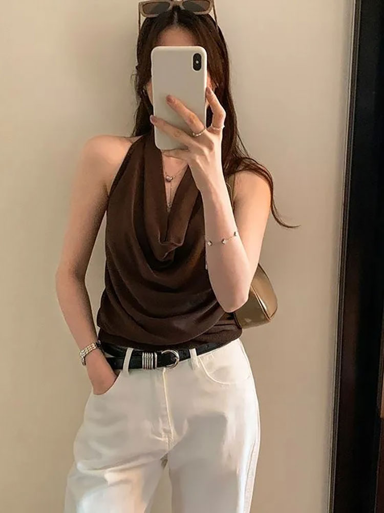 Elegante zomertop voor dames,  - Suspender Tank Top recensie en prijs