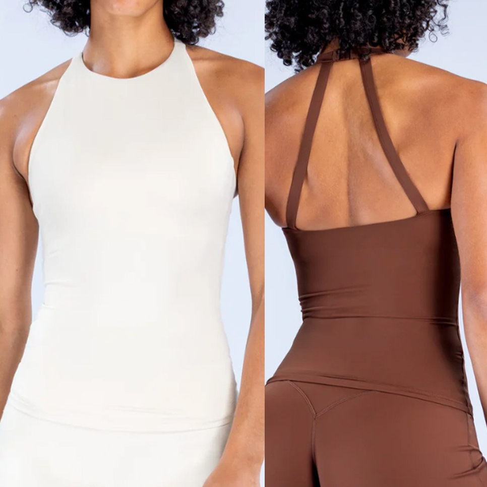 Dames Halter Tanktop met Ingeb - Suspender Tank Top recensie en prijs