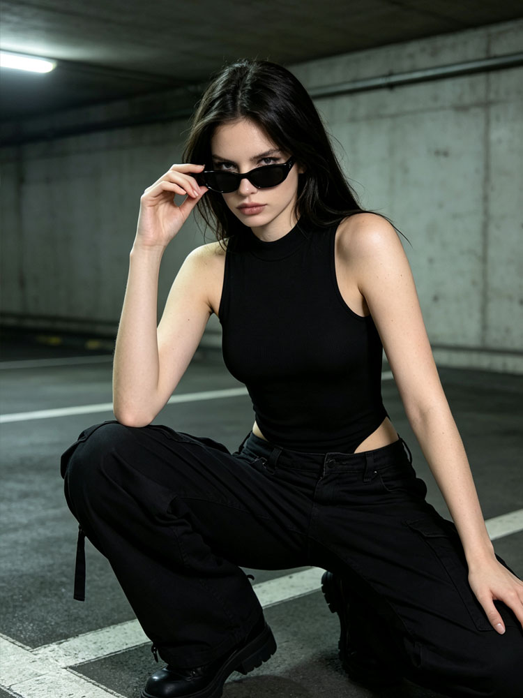 Basic mouwloze geribbelde body - Tank Top Ribbed recensie en prijs